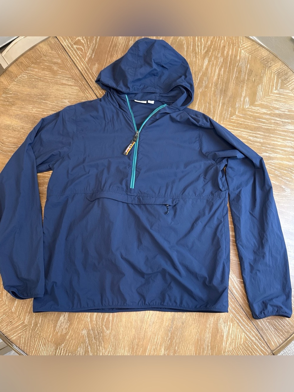 LL Bean 3/4 Zip Nylon Pullover-size medium